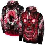 houston cougars demonic skull red black hoodie best selling