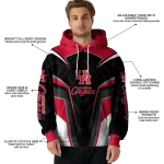houston cougars futuristic pattern red black hoodie best selling