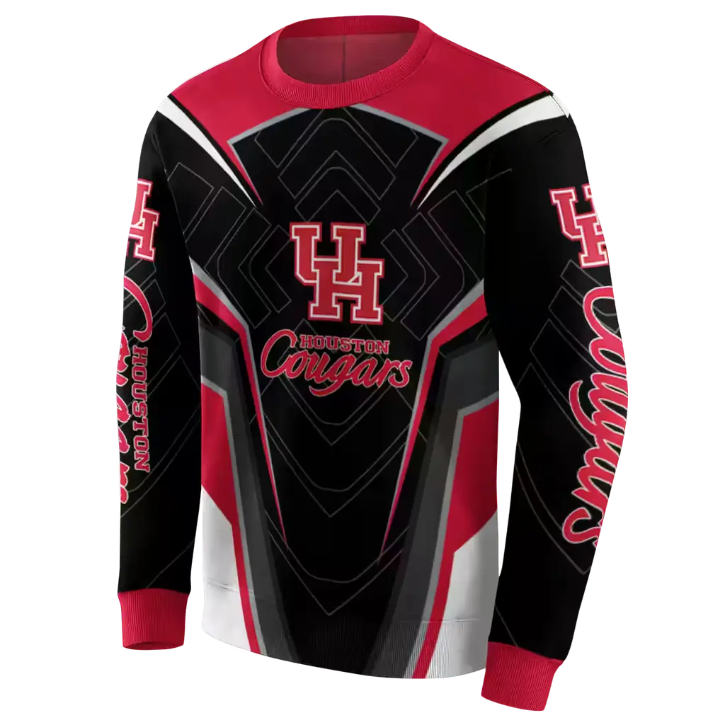 houston cougars futuristic pattern red black hoodie new arrival houston cougars futuristic pattern red black hoodie new arrival