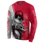 houston cougars jack skellington red hoodie best selling