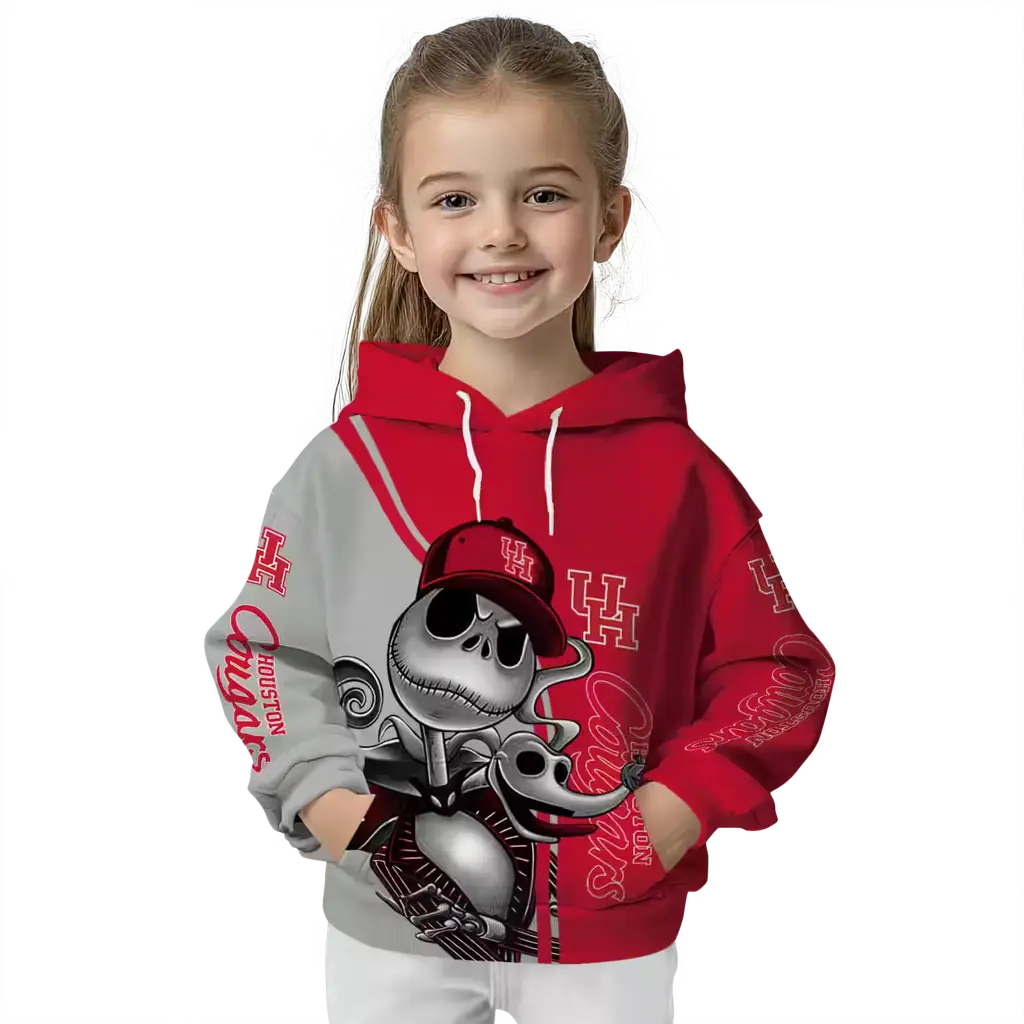 houston cougars jack skellington red hoodie top rated houston cougars jack skellington red hoodie top rated