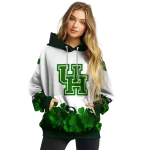 houston cougars lucky motif white green hoodie best selling