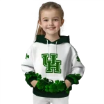 houston cougars lucky motif white green hoodie best selling