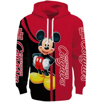 houston cougars mickey mouse red black hoodie best selling