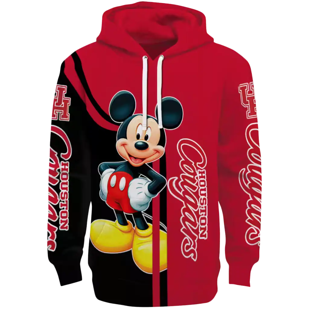 houston cougars mickey mouse red black hoodie best selling houston cougars mickey mouse red black hoodie best selling