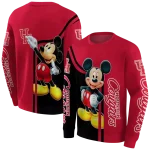 houston cougars mickey mouse red black hoodie best selling