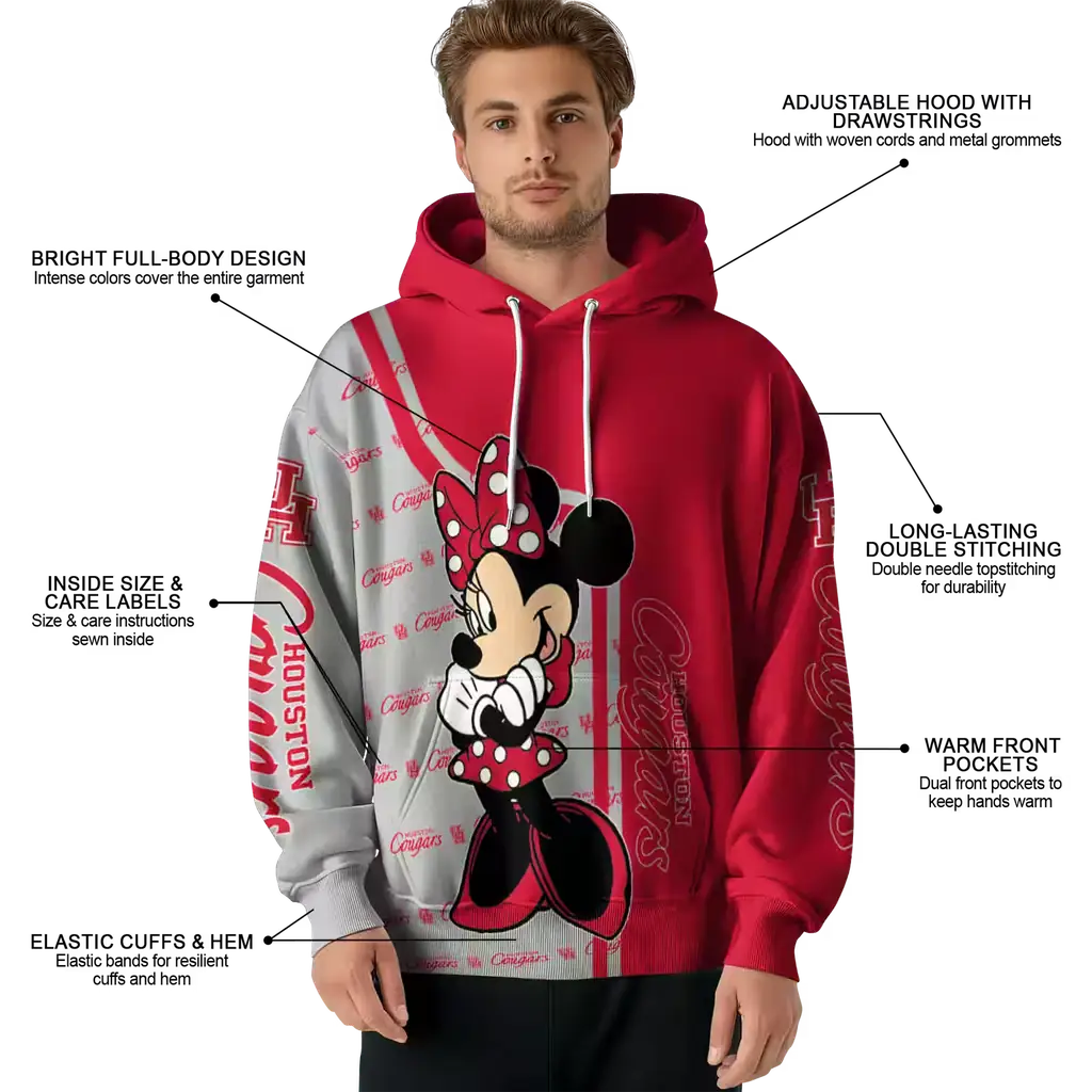 houston cougars minnie mouse red hoodie latest model houston cougars minnie mouse red hoodie latest model