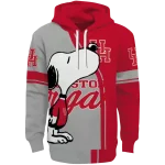 houston cougars playful snoopy red hoodie best selling