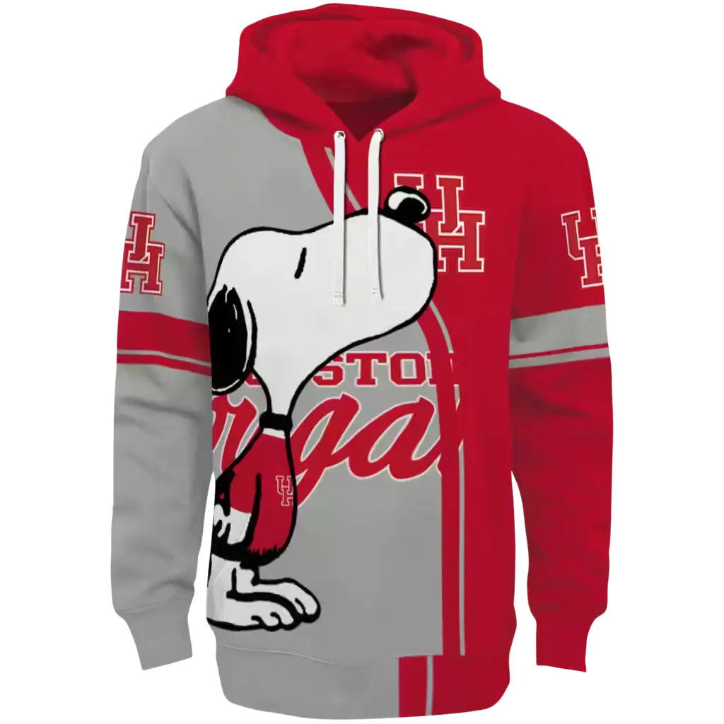houston cougars playful snoopy red hoodie best selling houston cougars playful snoopy red hoodie best selling