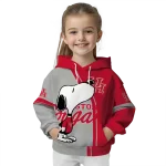 houston cougars playful snoopy red hoodie best selling