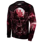 houston cougars skull artwork red black hoodie best selling