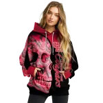 houston cougars skull motif red black hoodie best selling