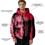 houston cougars skull motif red black hoodie best selling
