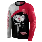 houston cougars skull punisher gray black hoodie best selling