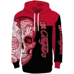 houston cougars sugar skull red black hoodie best selling