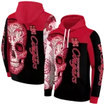 houston cougars sugar skull red black hoodie best selling