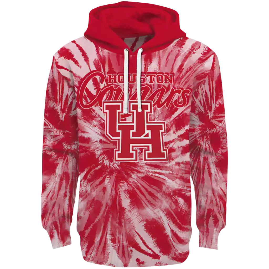 houston cougars tie dye pattern red hoodie best selling houston cougars tie dye pattern red hoodie best selling