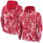 houston cougars tie dye pattern red hoodie best selling