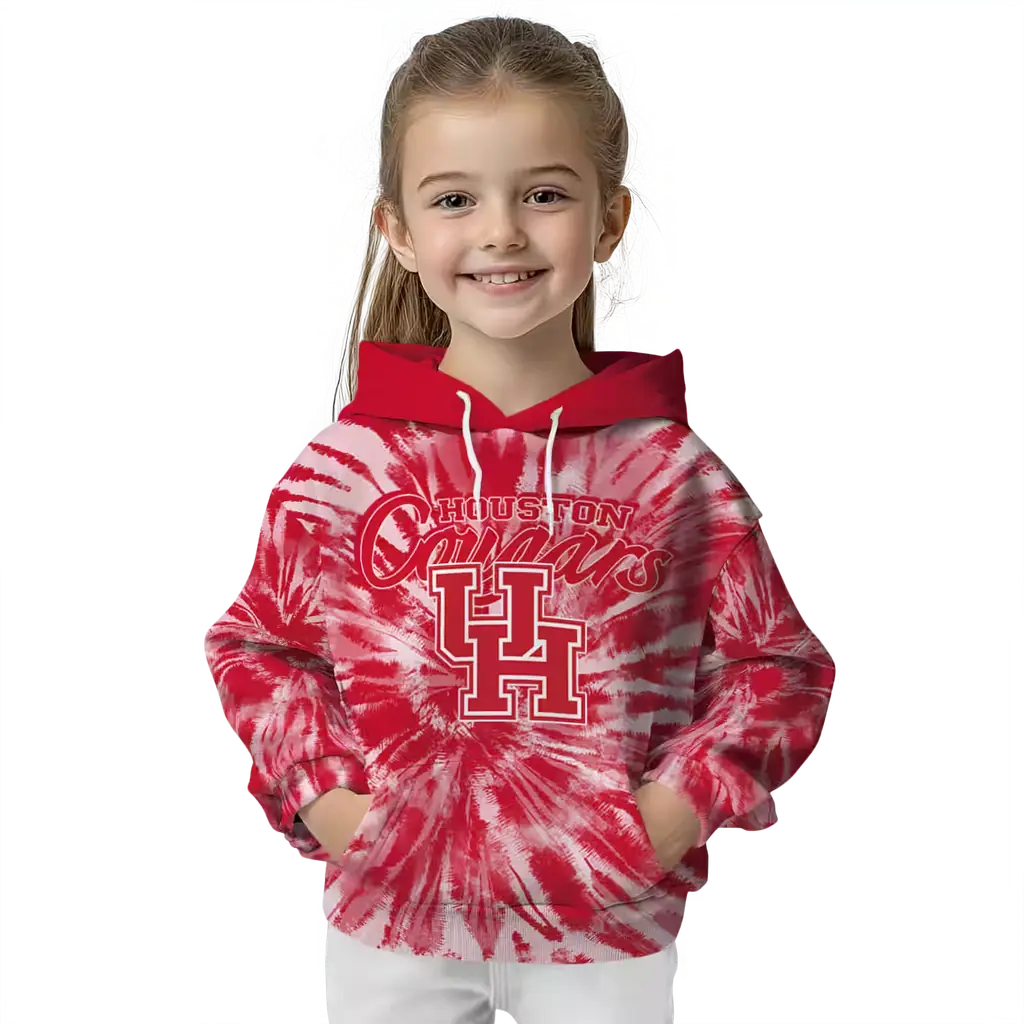 houston cougars tie dye pattern red hoodie top rated houston cougars tie dye pattern red hoodie top rated
