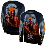 illinois fighting illini halloween vibes blue black hoodie best selling
