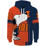 illinois fighting illini playful snoopy blue hoodie best selling