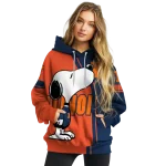 illinois fighting illini playful snoopy blue hoodie best selling