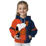 illinois fighting illini playful snoopy blue hoodie best selling