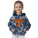 illinois fighting illini tie dye pattern blue hoodie best selling