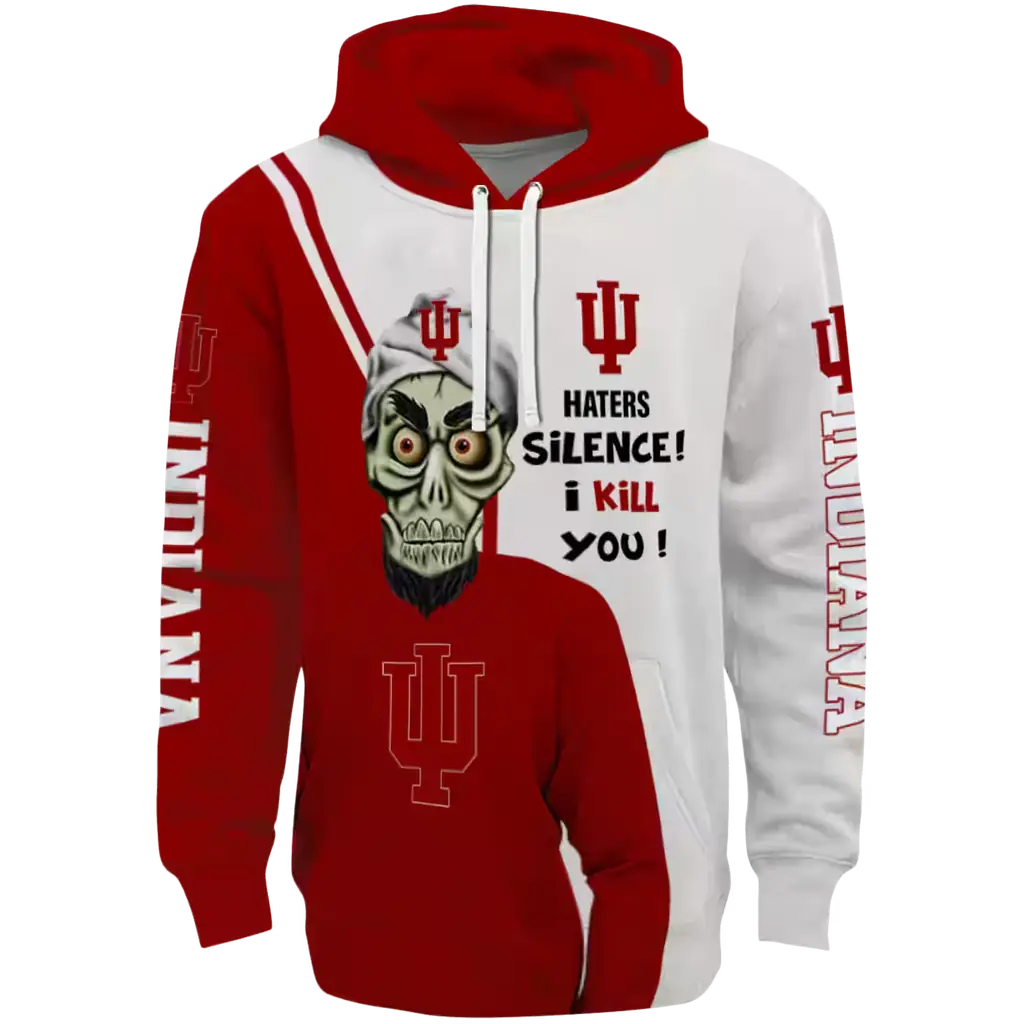 indiana hoosiers achmed skull red hoodie best selling indiana hoosiers achmed skull red hoodie best selling