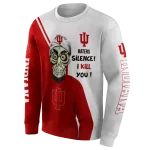 indiana hoosiers achmed skull red hoodie best selling