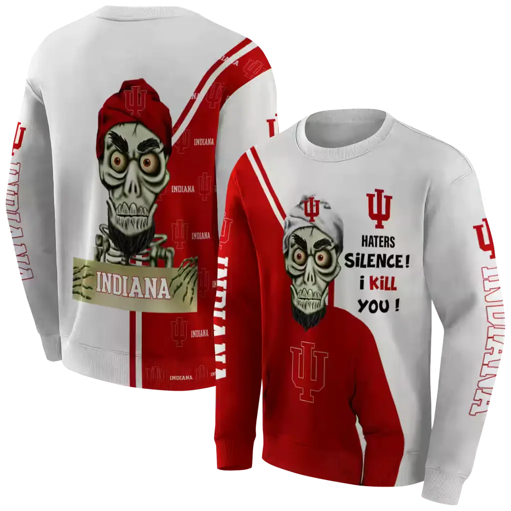 indiana hoosiers achmed skull red hoodie premium grade indiana hoosiers achmed skull red hoodie premium grade