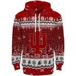 indiana hoosiers christmas trees red hoodie best selling
