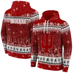 indiana hoosiers christmas trees red hoodie best selling