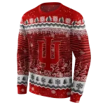 indiana hoosiers christmas trees red hoodie best selling