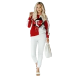 indiana hoosiers heartbeat graphic red hoodie best selling