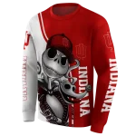 indiana hoosiers jack skellington red hoodie best selling