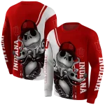 indiana hoosiers jack skellington red hoodie best selling