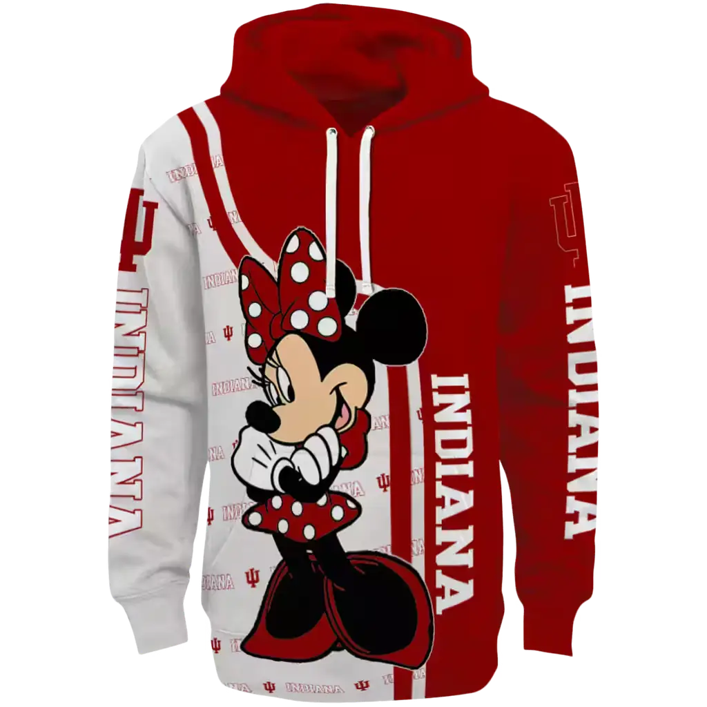 indiana hoosiers minnie mouse red hoodie best selling indiana hoosiers minnie mouse red hoodie best selling