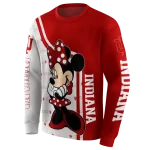 indiana hoosiers minnie mouse red hoodie best selling