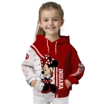 indiana hoosiers minnie mouse red hoodie best selling