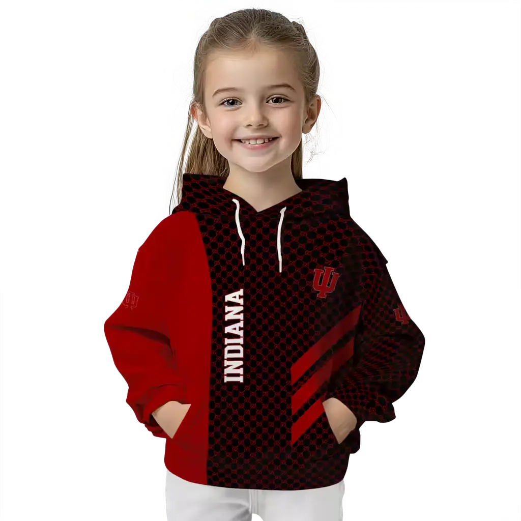 indiana hoosiers monogram pattern red hoodie top rated indiana hoosiers monogram pattern red hoodie top rated
