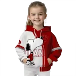 indiana hoosiers playful snoopy red hoodie best selling
