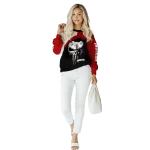 indiana hoosiers skull punisher cream black hoodie best selling