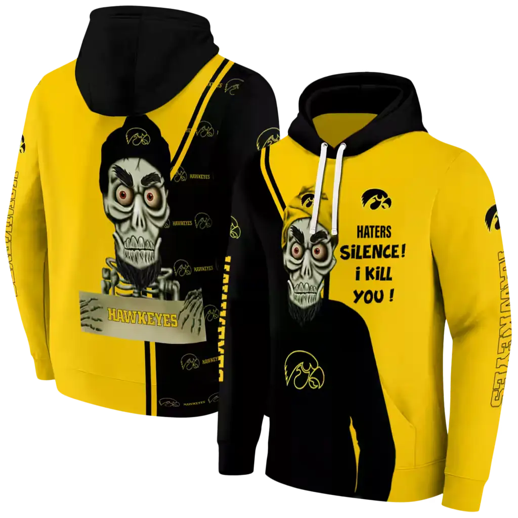 iowa hawkeyes achmed skull black hoodie fashion forward iowa hawkeyes achmed skull black hoodie fashion forward