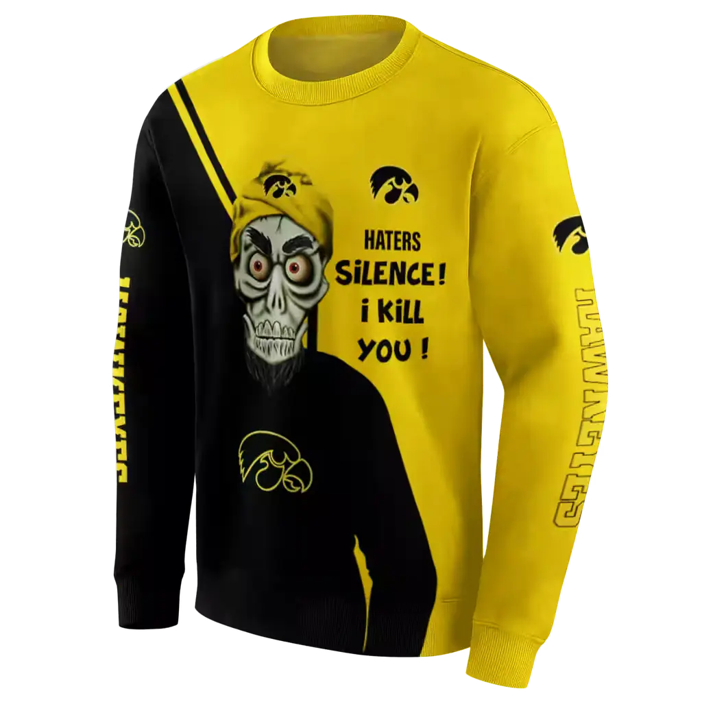 iowa hawkeyes achmed skull black hoodie new arrival iowa hawkeyes achmed skull black hoodie new arrival