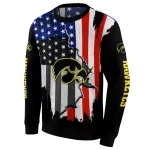 iowa hawkeyes american pride black hoodie best selling