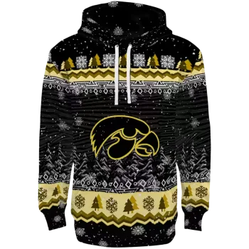 iowa hawkeyes christmas trees black hoodie best selling