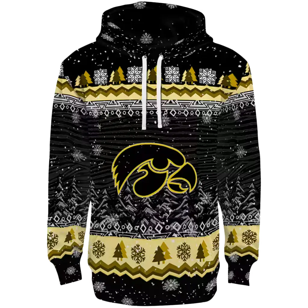 iowa hawkeyes christmas trees black hoodie best selling iowa hawkeyes christmas trees black hoodie best selling