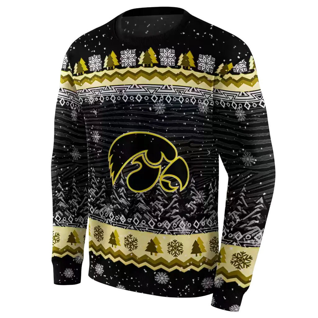 iowa hawkeyes christmas trees black hoodie new arrival iowa hawkeyes christmas trees black hoodie new arrival