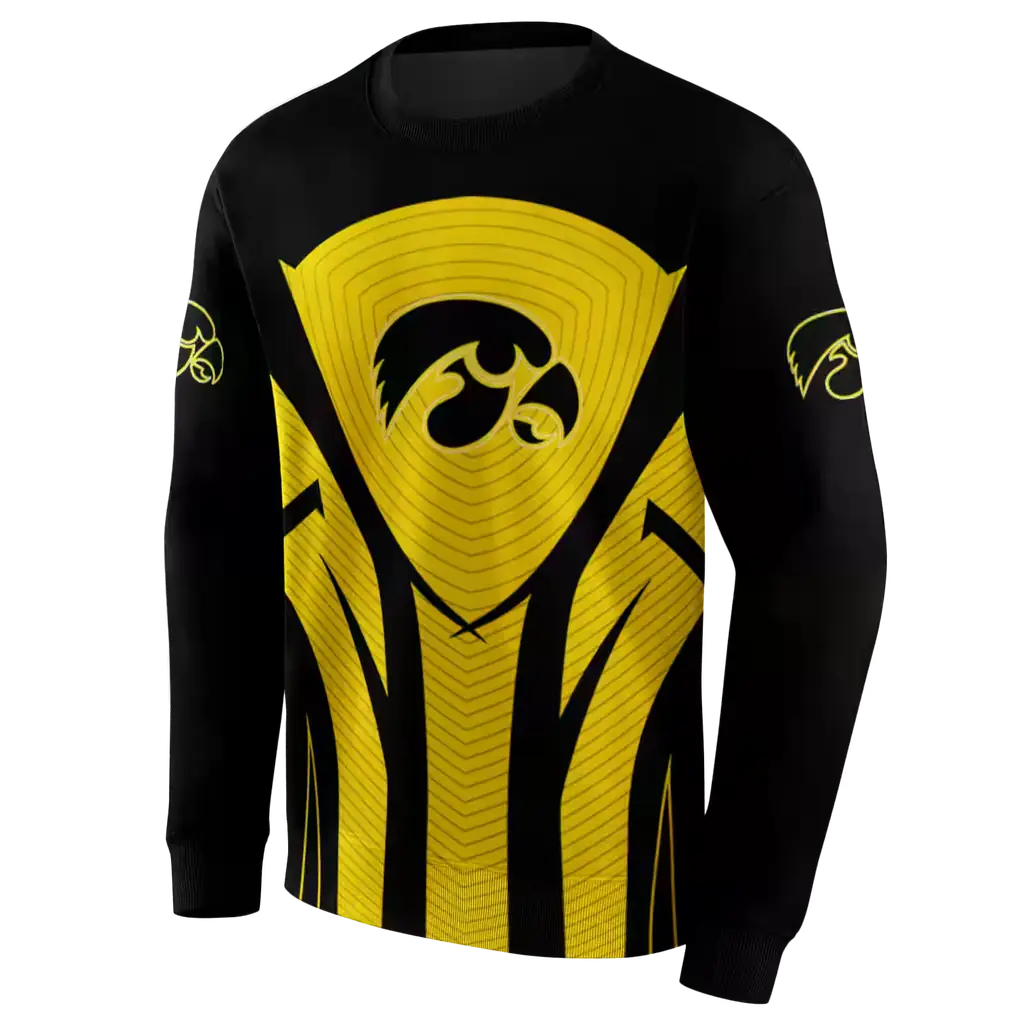 iowa hawkeyes concentric lines black hoodie new arrival iowa hawkeyes concentric lines black hoodie new arrival